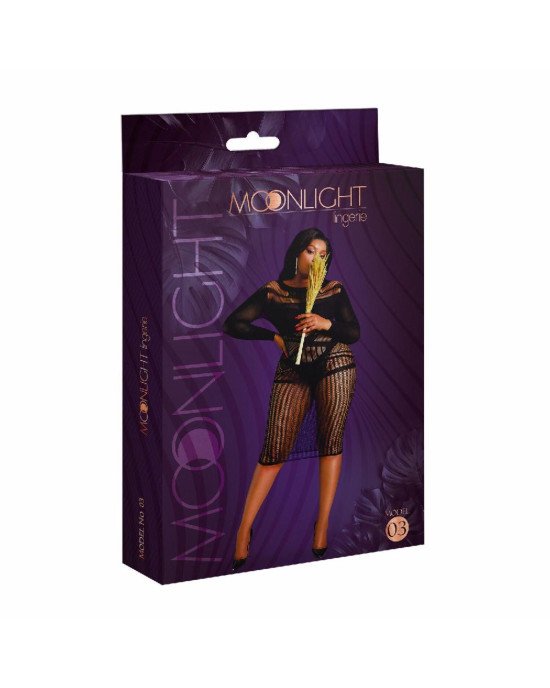 Сукня Moonlight Plus Model 03 Black Сукня Moonlight Plus Model 03 Black