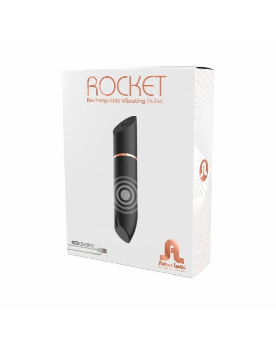 Віброкуля у вигляді помади Adrien Lastic Rocket Black Віброкуля у вигляді помади Adrien Lastic Rocket Black
