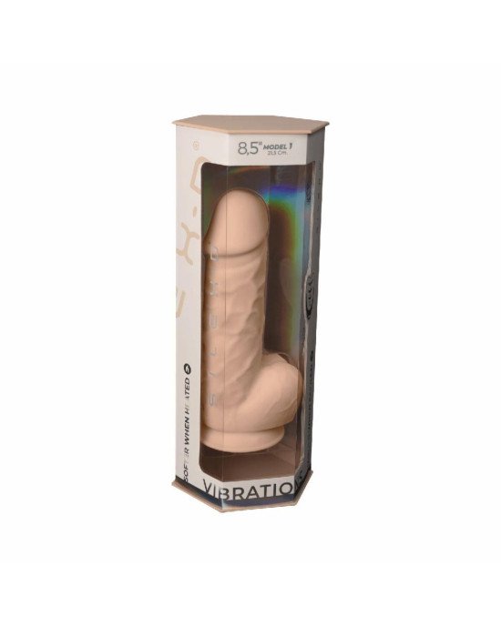 Фалоімітатор з вібрацією SilexD Norman Vibro Flesh (Model 1 size 8,5 Фалоімітатор з вібрацією SilexD Norman Vibro Flesh (Model 1 size 8,5