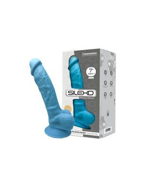 Фалоімітатор SilexD Johnny Blue (MODEL 1 size 7in), двошаровий, силікон+Silexpan, діаметр 3,8 см Фалоімітатор SilexD Johnny Blue (MODEL 1 size 7in), двошаровий, силікон+Silexpan, діаметр 3,8 см