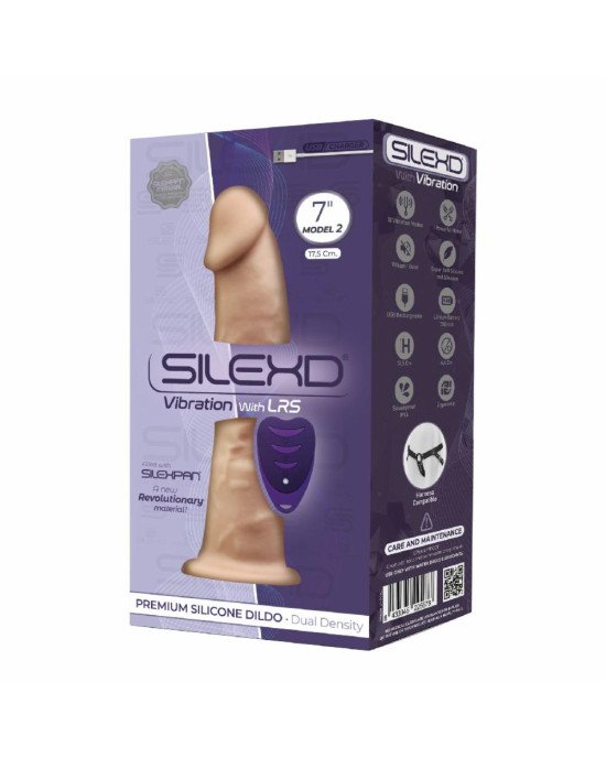 Фалоімітатор з вібрацією SilexD Henry Vibro Flesh (MODEL 2 size 7in) + LRS, діаметр 4,4 см Фалоімітатор з вібрацією SilexD Henry Vibro Flesh (MODEL 2 size 7in) + LRS, діаметр 4,4 см