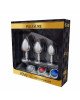 Набір металевих анальних пробок Alive Metal Plug Kit, діаметр 3,2 см / 3,5 см / 4,1 см Набір металевих анальних пробок Alive Metal Plug Kit, діаметр 3,2 см / 3,5 см / 4,1 см