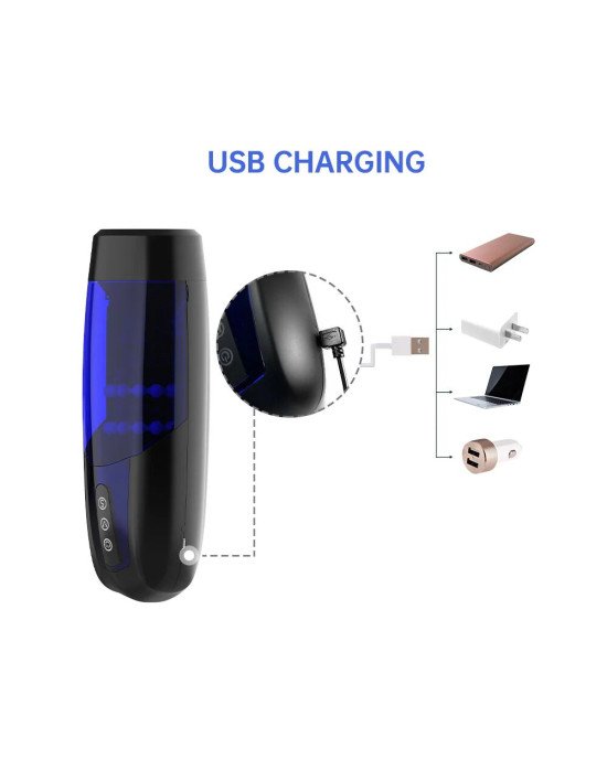 Інтерактивний смарт мастурбатор Magic Motion Xone, імітація фрикцій, 10 режимів, кнопка турбо