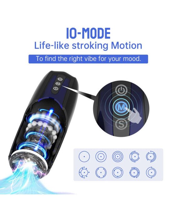 Інтерактивний смарт мастурбатор Magic Motion Xone, імітація фрикцій, 10 режимів, кнопка турбо