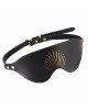 Розкішна маска на очі Zalo Blindfolds Black