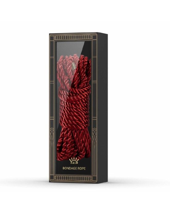 Розкішна мотузка для Шібарі Zalo Bondage Rope Red Розкішна мотузка для Шібарі Zalo Bondage Rope Red