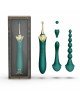 Вагінально-кліторальний вібратор Zalo — Bess 2 Turquoise Green, мультифункціональний із насадками Вагінально-кліторальний вібратор Zalo — Bess 2 Turquoise Green, мультифункціональний із насадками