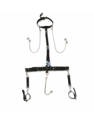 Бондажний набір із металевим анальним гаком №1 Art of Sex Beatrice Bondage set with anal hook №1