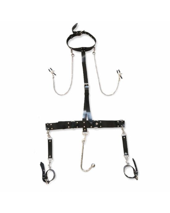 Бондажний набір із металевим анальним гаком №1 Art of Sex Beatrice Bondage set with anal hook №1 Бондажний набір із металевим анальним гаком №1 Art of Sex Beatrice Bondage set with anal hook №1