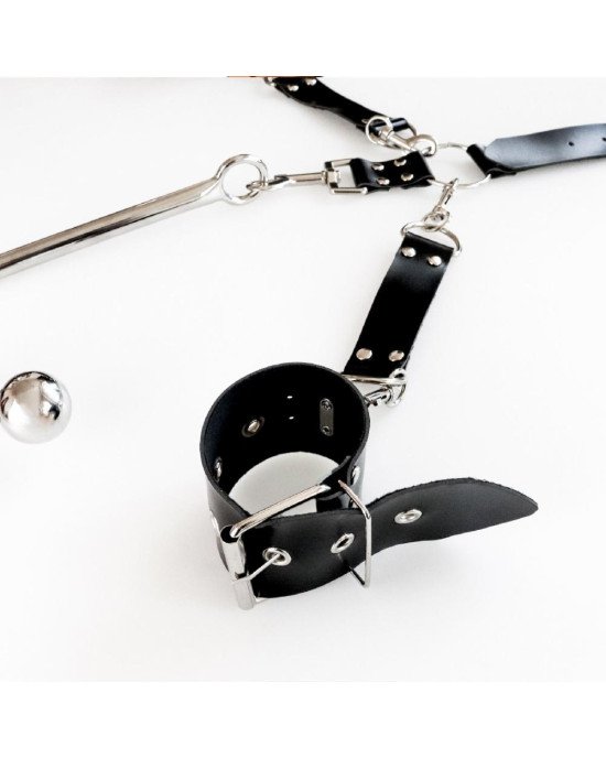 Бондажний набір із металевим анальним гаком №1 Art of Sex Beatrice Bondage set with anal hook №1 Бондажний набір із металевим анальним гаком №1 Art of Sex Beatrice Bondage set with anal hook №1