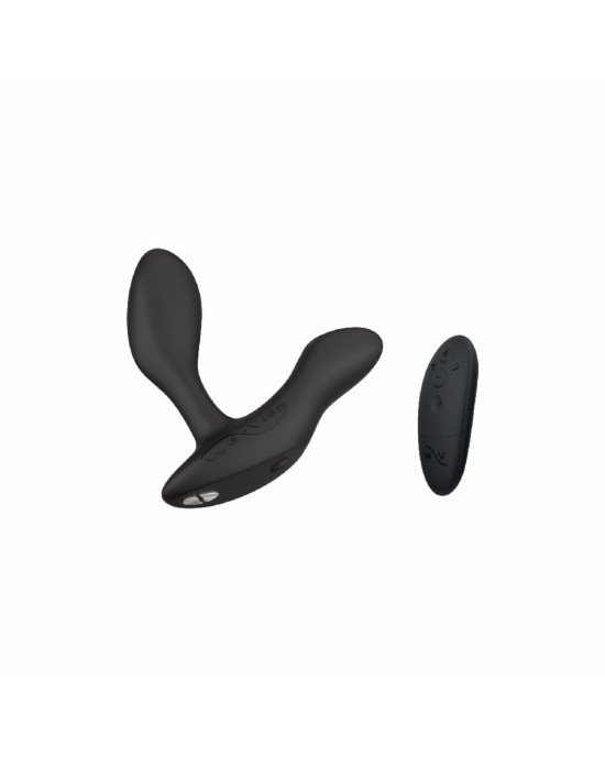 Смарт-вібромасажер простати We-Vibe Vector+ CHARCOAL BLACK, пульт ДК, регульований кут нахилу Смарт-вібромасажер простати We-Vibe Vector+ CHARCOAL BLACK, пульт ДК, регульований кут нахилу
