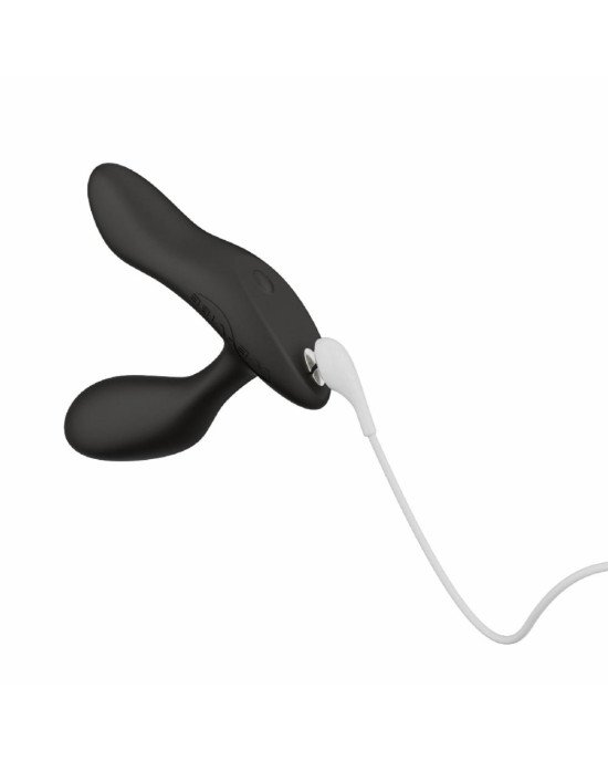 Смарт-вібромасажер простати We-Vibe Vector+ CHARCOAL BLACK, пульт ДК, регульований кут нахилу Смарт-вібромасажер простати We-Vibe Vector+ CHARCOAL BLACK, пульт ДК, регульований кут нахилу