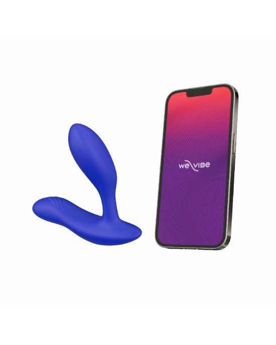 Смарт-вібромасажер простати We-Vibe Vector+ ROYAL BLUE, пульт ДК, регульований кут нахилу Смарт-вібромасажер простати We-Vibe Vector+ ROYAL BLUE, пульт ДК, регульований кут нахилу