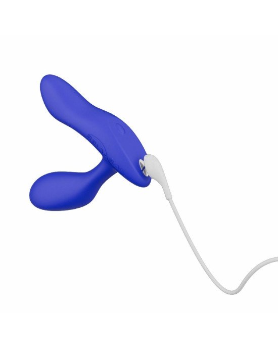 Смарт-вібромасажер простати We-Vibe Vector+ ROYAL BLUE, пульт ДК, регульований кут нахилу Смарт-вібромасажер простати We-Vibe Vector+ ROYAL BLUE, пульт ДК, регульований кут нахилу