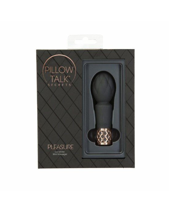 Вібромасажер Pillow Talk Secrets - Pleasure - Clitoral Vibrator Wand - Black Вібромасажер Pillow Talk Secrets - Pleasure - Clitoral Vibrator Wand - Black