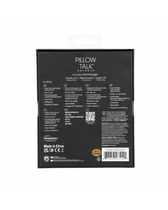 Вібратор Pillow Talk Secrets - Playful - Clitoral Vibrator - BLUE Вібратор Pillow Talk Secrets - Playful - Clitoral Vibrator - BLUE