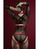 Збруя боді Feral Feelings Body Harness Red Збруя боді Feral Feelings Body Harness Red