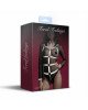 Збруя з ланцюгом та фіксаторами Feral Feelings Harness with Cuffs White