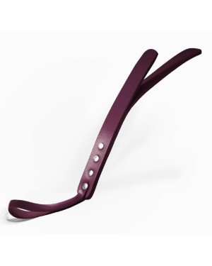 Паддл 2-х шаровий Feral Feelings Leather Mini Paddle Burgundy Паддл 2-х шаровий Feral Feelings Leather Mini Paddle Burgundy