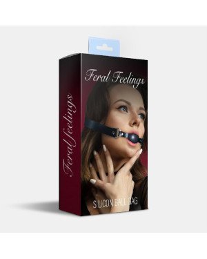 Кляп силіконовий Feral Feelings Silicon Ball Gag Black/Black Кляп силіконовий Feral Feelings Silicon Ball Gag Black/Black