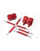 Набір Feral Feelings BDSM Kit 3 Red, наручники, поножі, конектор