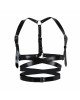 Шкіряна портупея Art of Sex - Melani Leather harness, Чорна XS-M Шкіряна портупея Art of Sex - Melani Leather harness, Чорна XS-M