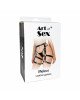 Шкіряні гартери Art of Sex - Melani Leather garters, Чорні XS-M Шкіряні гартери Art of Sex - Melani Leather garters, Чорні XS-M