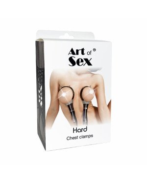Затискачі для грудей із шипами Art of Sex - Hard Chest clamps Затискачі для грудей із шипами Art of Sex - Hard Chest clamps