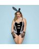 Еротичний костюм зайчика JSY «Пристрасна Медісон» Plus Size, Black, боді, вушка, рукавички, хвіст, ч Еротичний костюм зайчика JSY «Пристрасна Медісон» Plus Size, Black, боді, вушка, рукавички, хвіст, ч