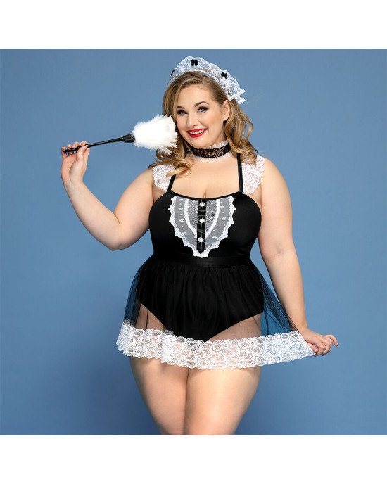 Еротичний костюм покоївки JSY P91103 Plus Size