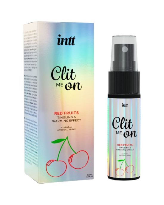 Збуджувальний спрей для клітора Intt Clit Me On Red Fruits Tingling & Warming Effect 12 мл Збуджувальний спрей для клітора Intt Clit Me On Red Fruits Tingling & Warming Effect 12 мл