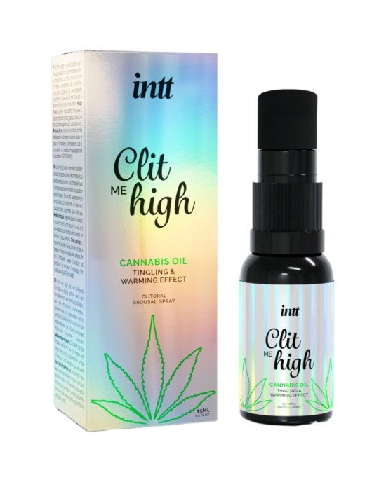 Збуджувальний гель для клітора Intt Clit Me On High Cannabis Oil 15 мл, сильна стимуляція Збуджувальний гель для клітора Intt Clit Me On High Cannabis Oil 15 мл, сильна стимуляція