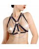 Портупея жіноча Art of Sex - Aiden Leather harness, Чорна XS-M