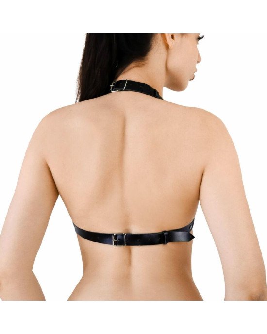 Портупея жіноча Art of Sex - Aiden Leather harness, Чорна XS-M