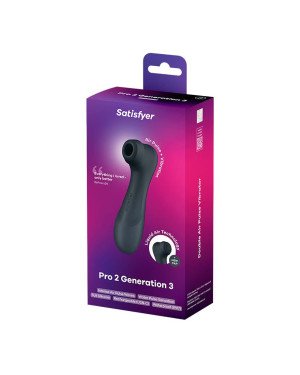 Вакуумний кліторальний стимулятор Satisfyer Pro 2 Generation 3 with Liquid Air Dark Grey