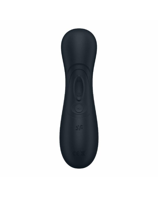 Вакуумний кліторальний стимулятор Satisfyer Pro 2 Generation 3 with Liquid Air Connect App Dark Grey Вакуумний кліторальний стимулятор Satisfyer Pro 2 Generation 3 with Liquid Air Connect App Dark Grey