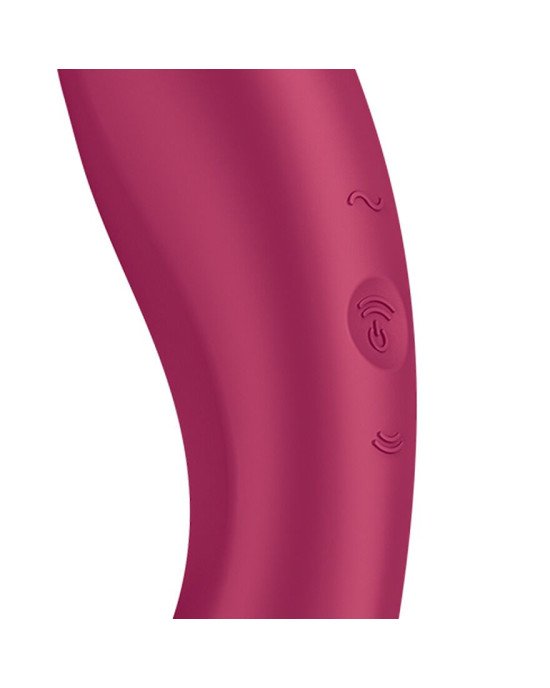 Вакуумний кліторальний стимулятор Satisfyer Curvy Trinity 1 Red Вакуумний кліторальний стимулятор Satisfyer Curvy Trinity 1 Red