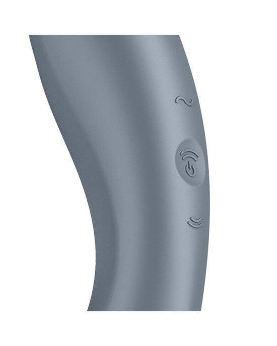 Вакуумний кліторальний стимулятор Satisfyer Curvy Trinity 1 Bluegrey