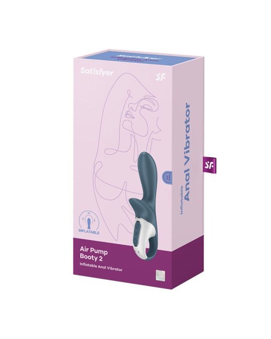 Анальний вібратор Satisfyer Air Pump Booty 2, надувається Анальний вібратор Satisfyer Air Pump Booty 2, надувається