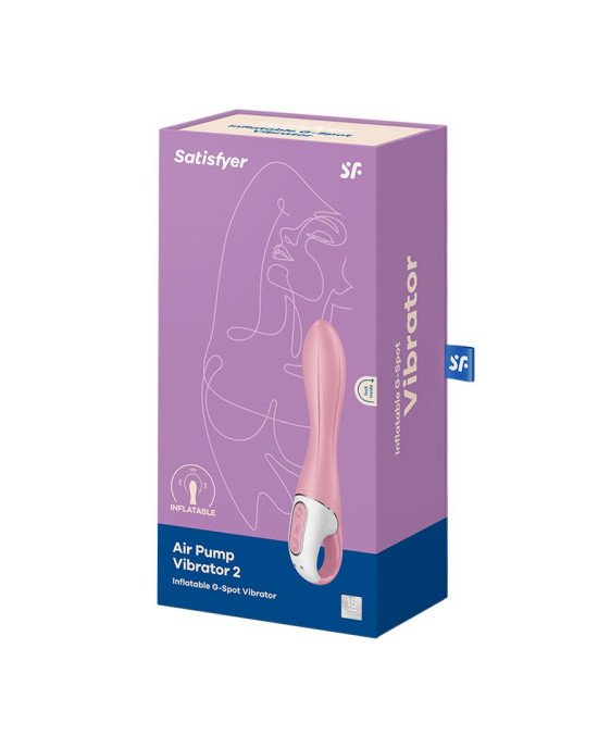 Вібратор точки G Satisfyer Air Pump Vibrator 2 надувається Вібратор точки G Satisfyer Air Pump Vibrator 2 надувається