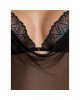Сітчасте боді з мереживним ліфом Passion DELIENA BODY S/M black Сітчасте боді з мереживним ліфом Passion DELIENA BODY S/M black