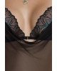 Сітчасте боді з мереживним ліфом Passion DELIENA BODY S/M black Сітчасте боді з мереживним ліфом Passion DELIENA BODY S/M black