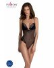 Сітчасте боді з мереживним ліфом Passion DELIENA BODY XXL/XXXL black Сітчасте боді з мереживним ліфом Passion DELIENA BODY XXL/XXXL black