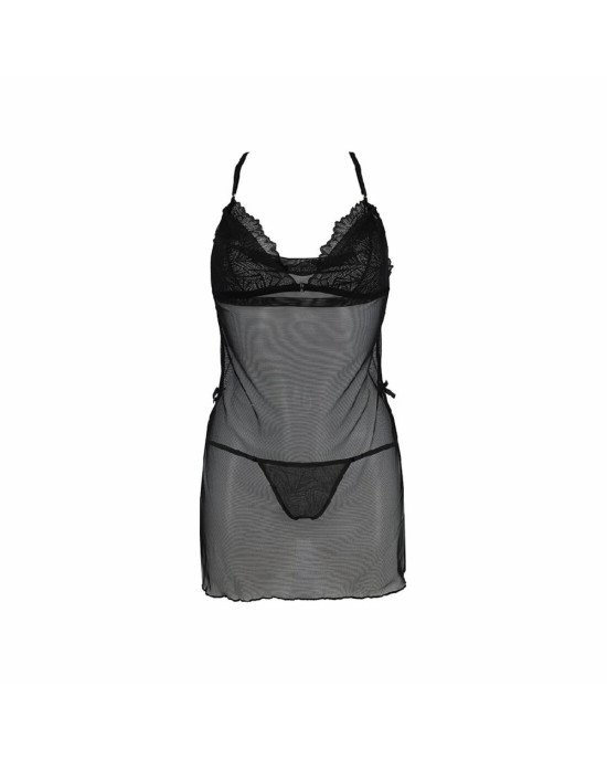 Сорочка Passion DELIENA CHEMISE XXL/XXXL black, стрінги із заниженою талією Сорочка Passion DELIENA CHEMISE XXL/XXXL black, стрінги із заниженою талією