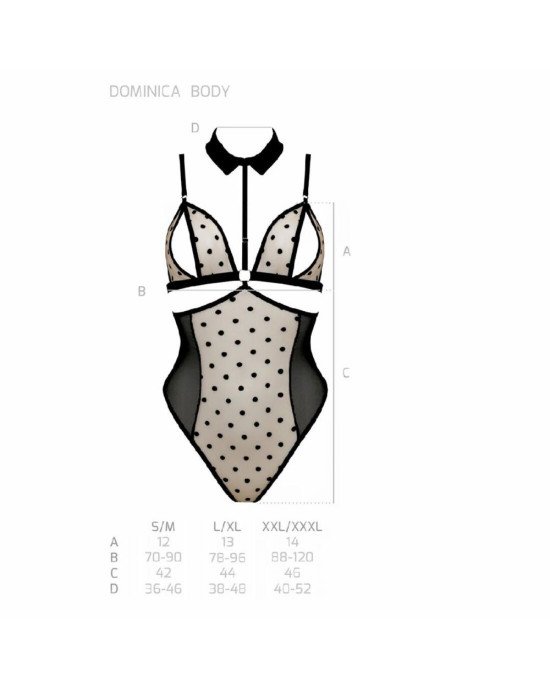Боді DOMINICA BODY beige S/M - Passion Боді DOMINICA BODY beige S/M - Passion