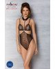 Боді з відкритими грудьми Passion DOMINICA BODY XXL/XXXL black, комір-чокер, корсет Боді з відкритими грудьми Passion DOMINICA BODY XXL/XXXL black, комір-чокер, корсет