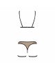 Еротичний комплект спідньої білизни Passion GABI SET L/XL beige, трусики з гартерами Еротичний комплект спідньої білизни Passion GABI SET L/XL beige, трусики з гартерами
