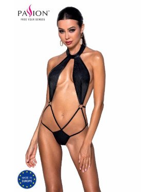 Боді-халтер з екошкіри Passion JANNIES BODY L/XL black