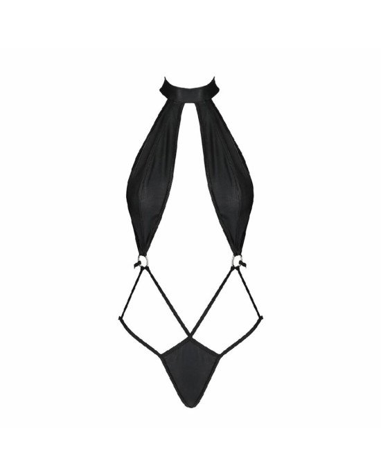 Боді-халтер з екошкіри Passion JANNIES BODY L/XL black Боді-халтер з екошкіри Passion JANNIES BODY L/XL black