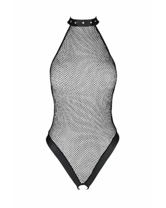 Боді-халтер з відкритим доступом Passion MOONLIGHT BODY L/XL black Боді-халтер з відкритим доступом Passion MOONLIGHT BODY L/XL black